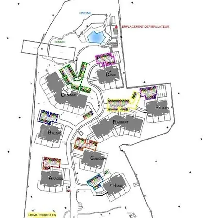 아파트 Domaine D'Arca - Eluard 10 - 3 Pers *